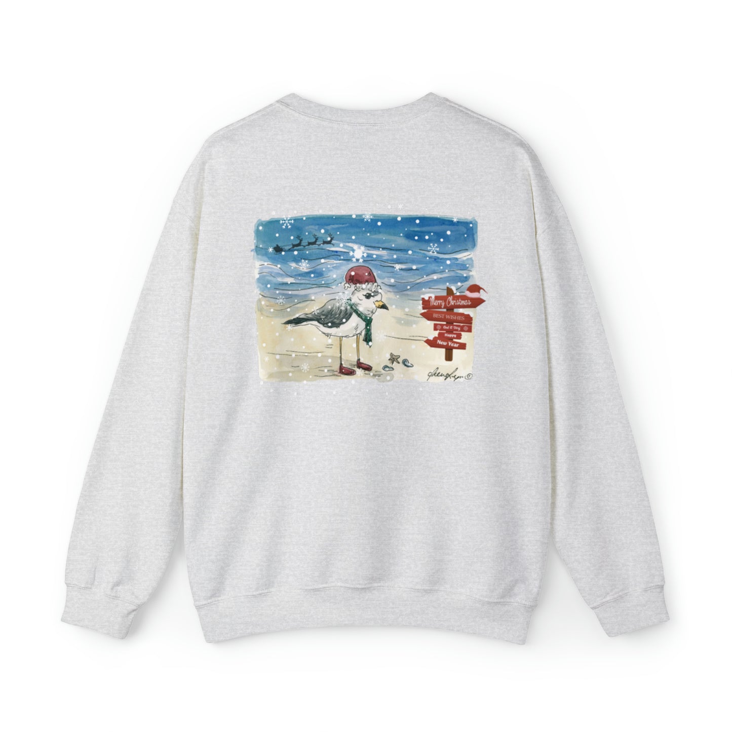 Christmas Seagull Crewneck