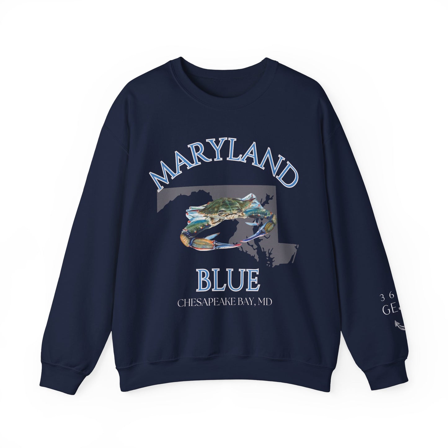 Maryland Blue Crewneck