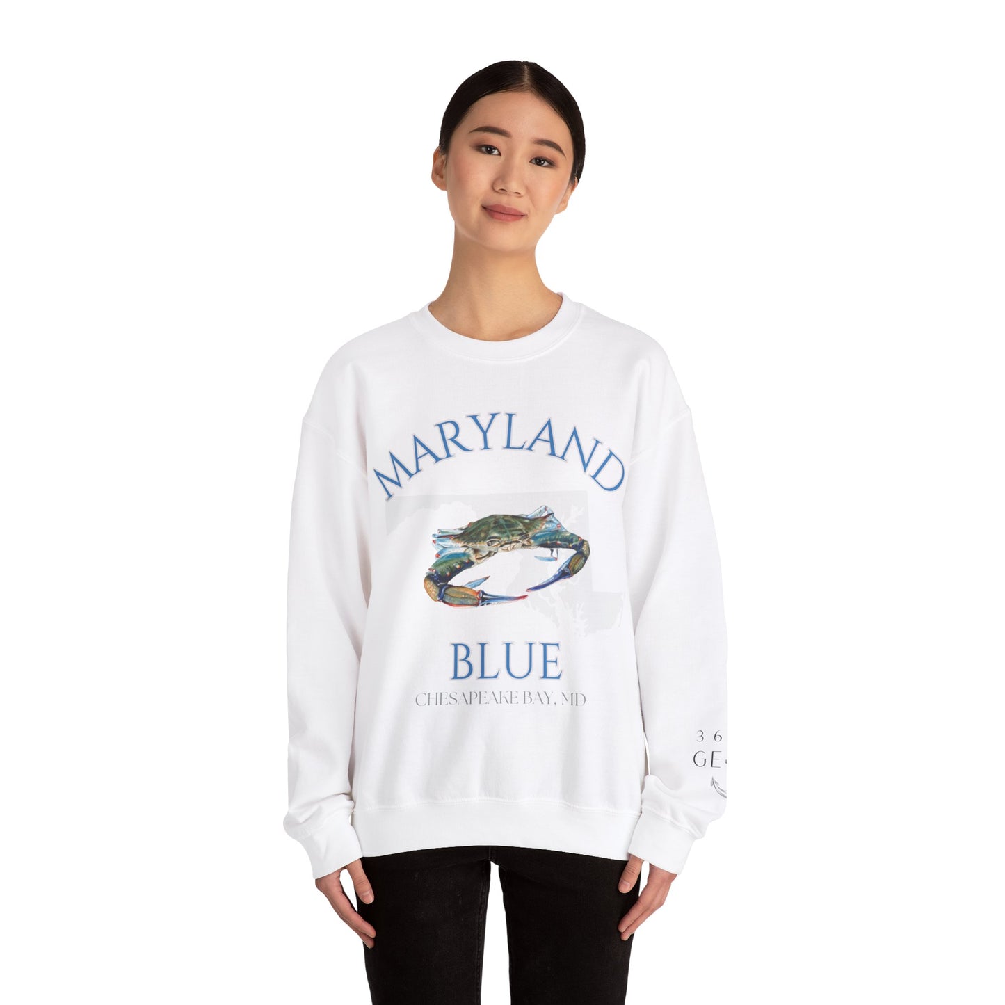 Maryland Blue Crewneck