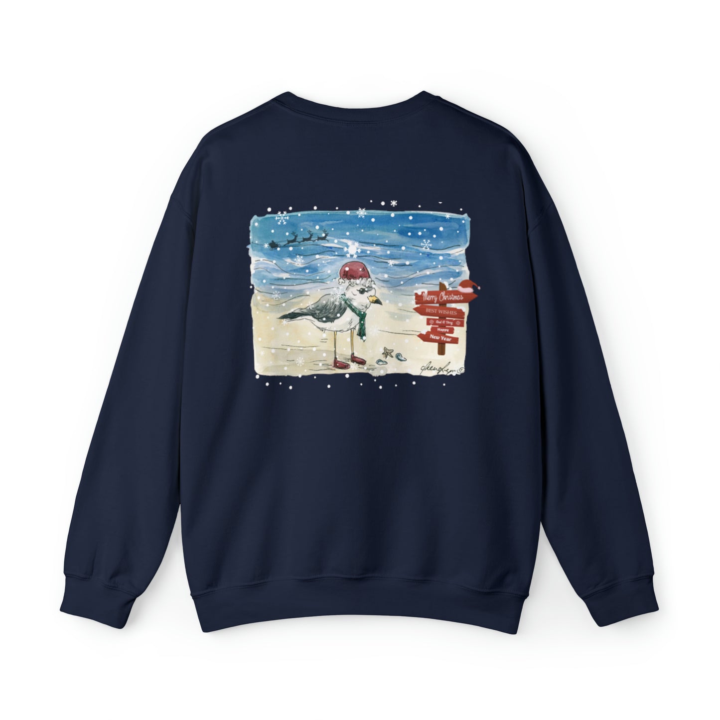 Christmas Seagull Crewneck