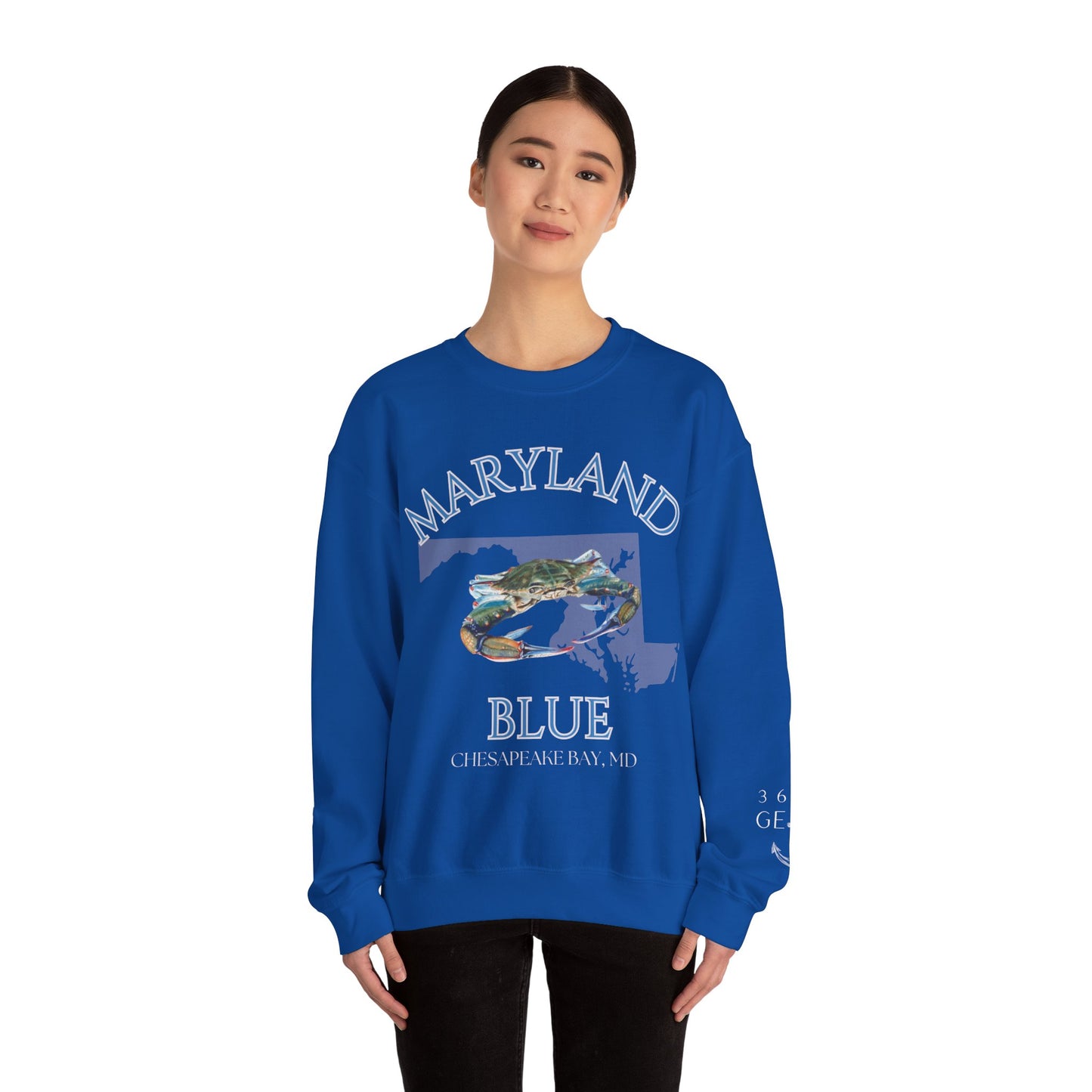Maryland Blue Crewneck