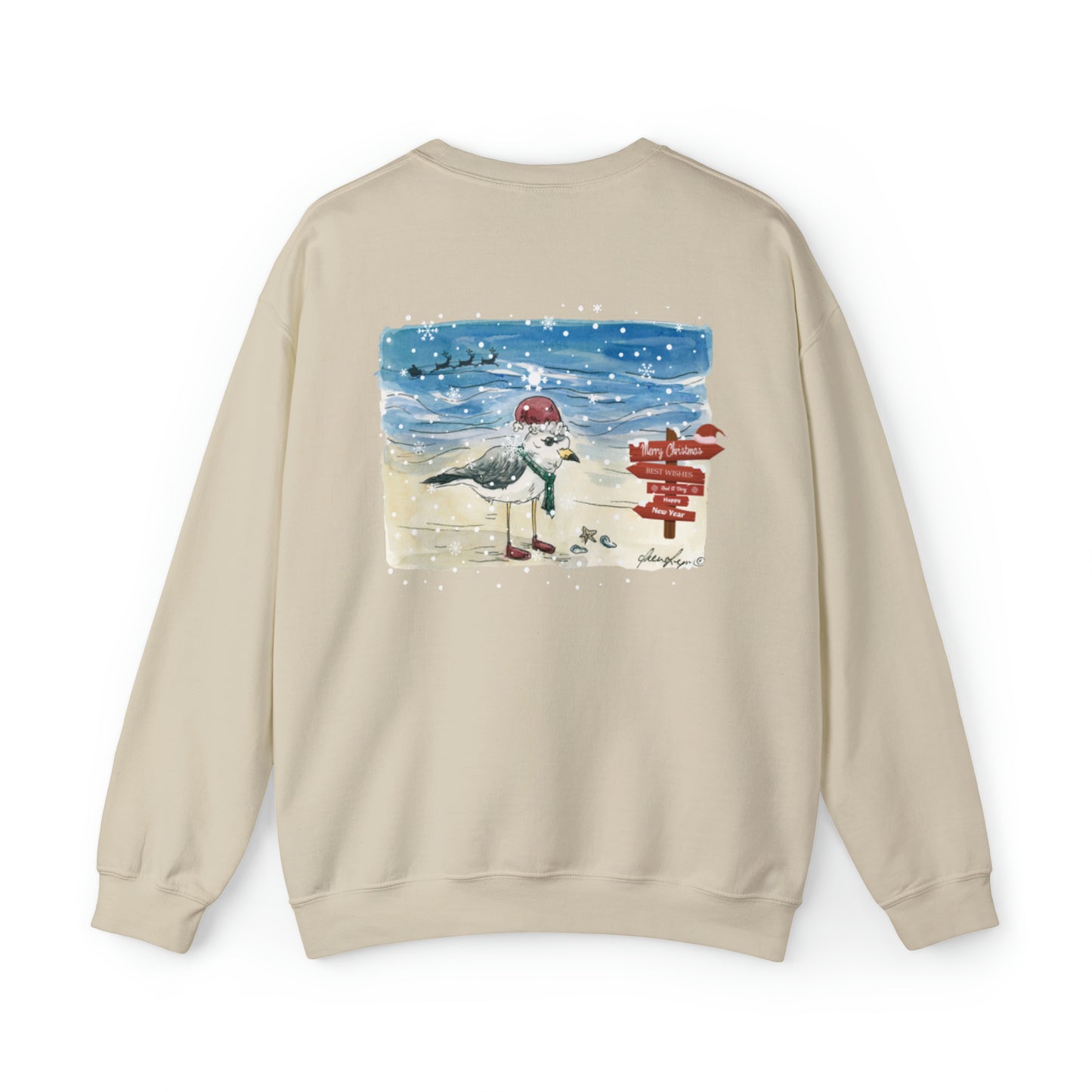Christmas Seagull Crewneck