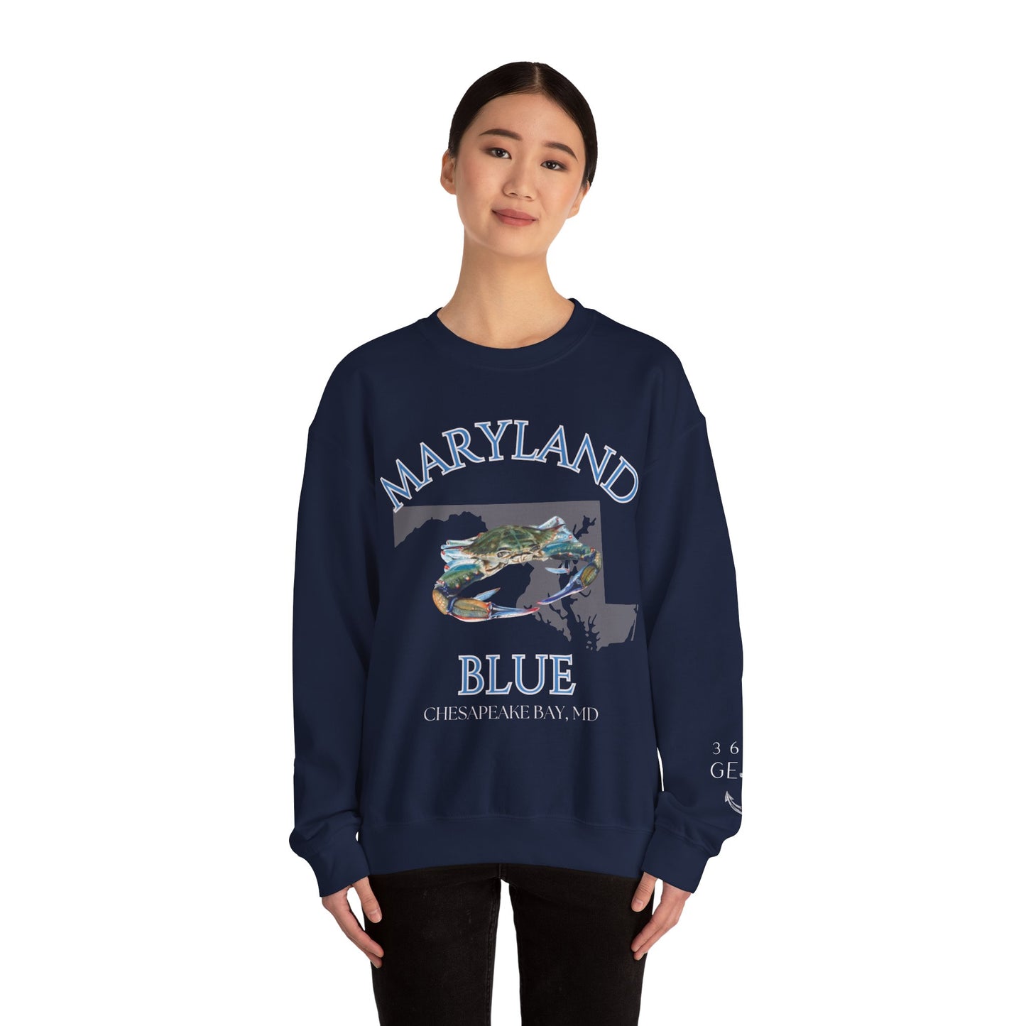 Maryland Blue Crewneck