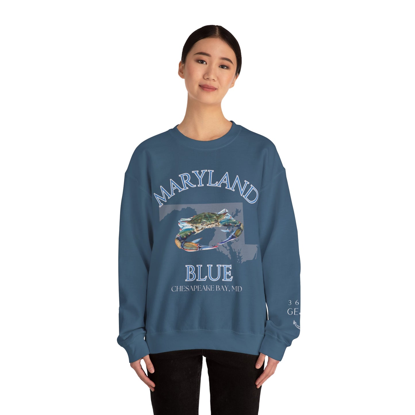 Maryland Blue Crewneck