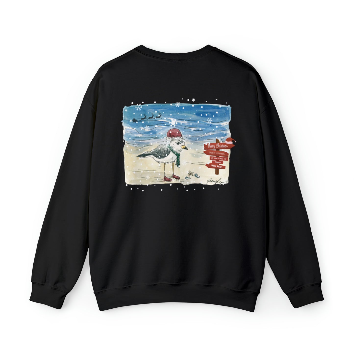 Christmas Seagull Crewneck
