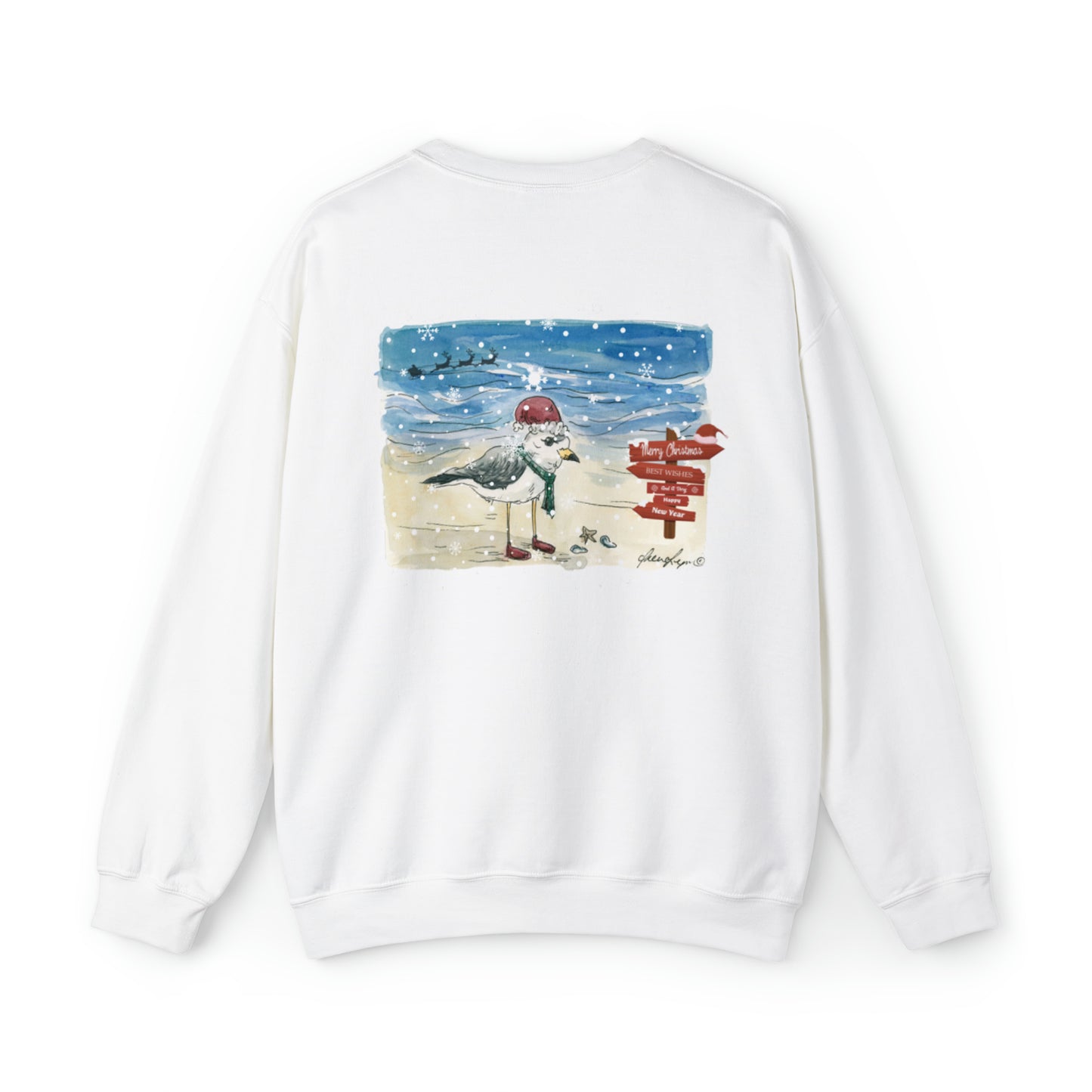 Christmas Seagull Crewneck