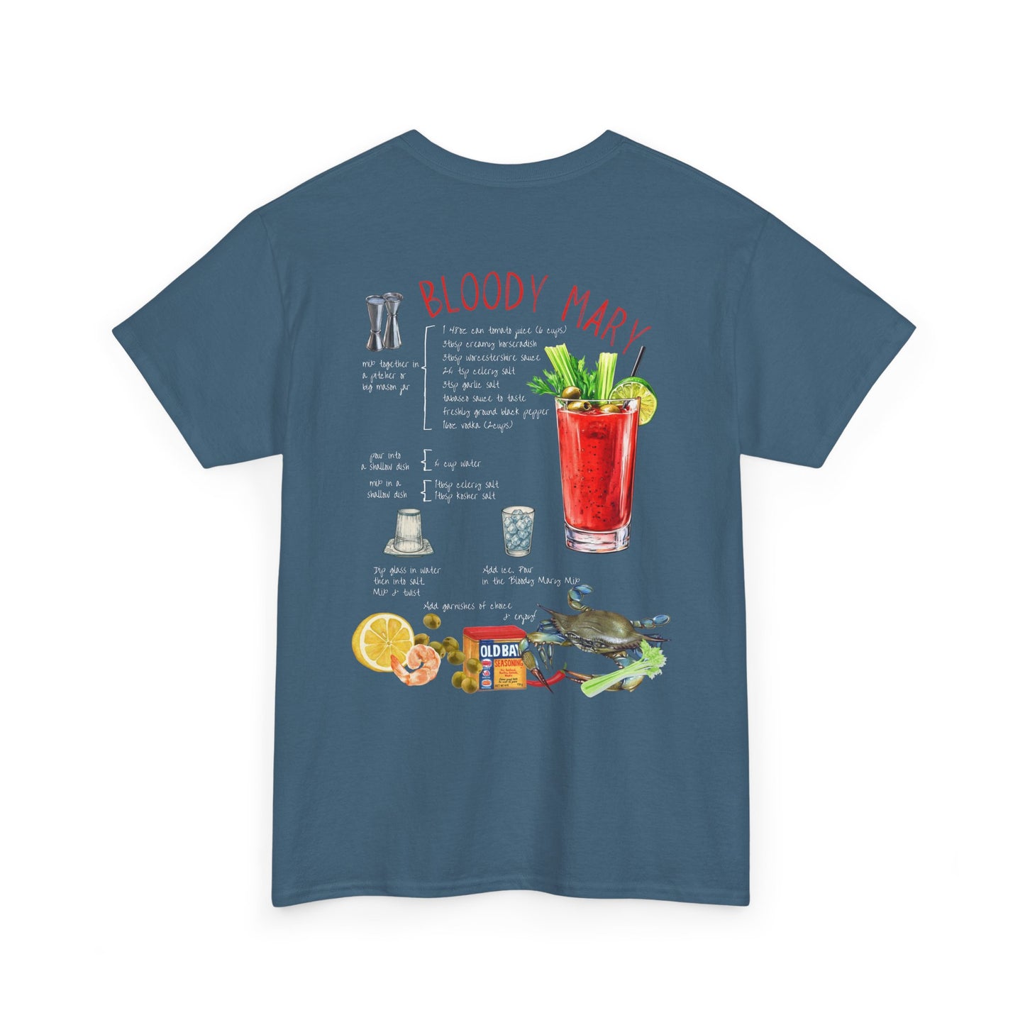 Bloody Mary Recipe Tee