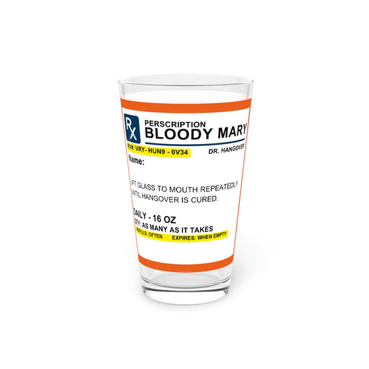 Bloody Mary Pint Glass 16oz