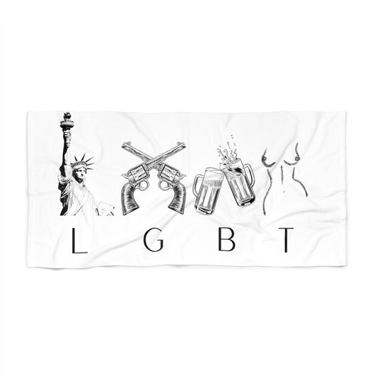 LGBT Beach Towel
