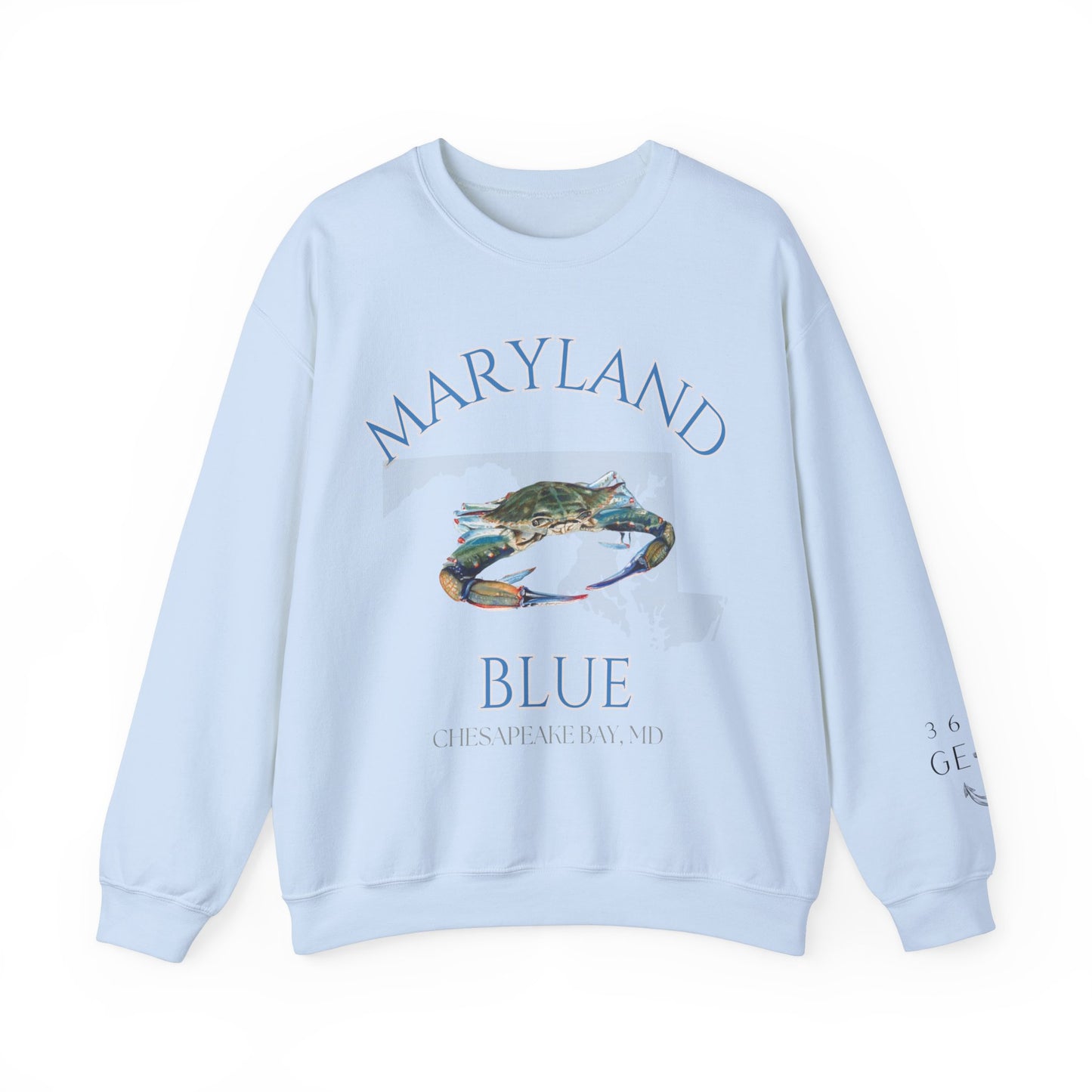 Maryland Blue Crewneck