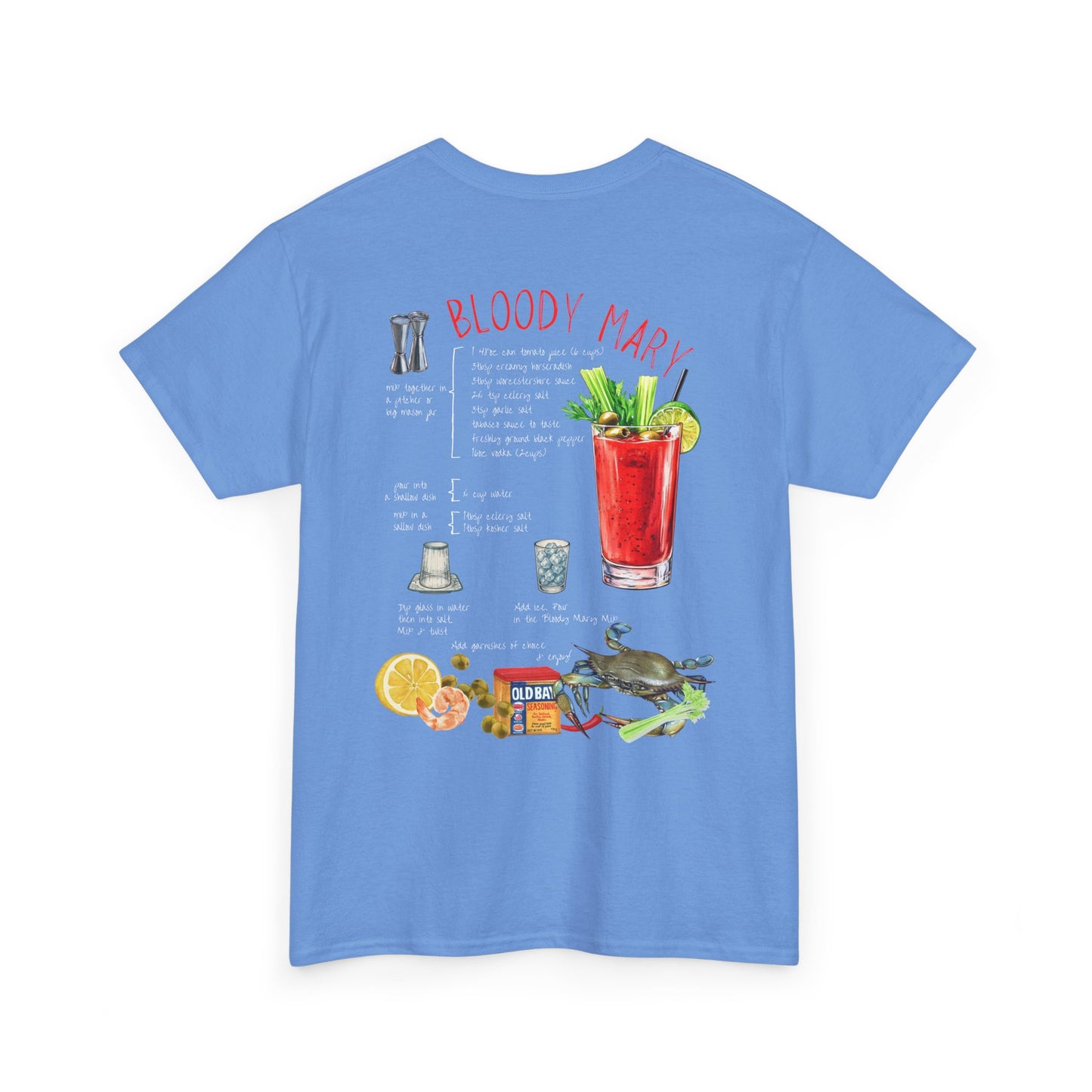 Bloody Mary Recipe Tee