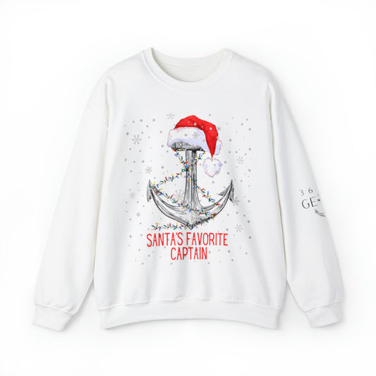 Santa's Favorite Captain Crewneck