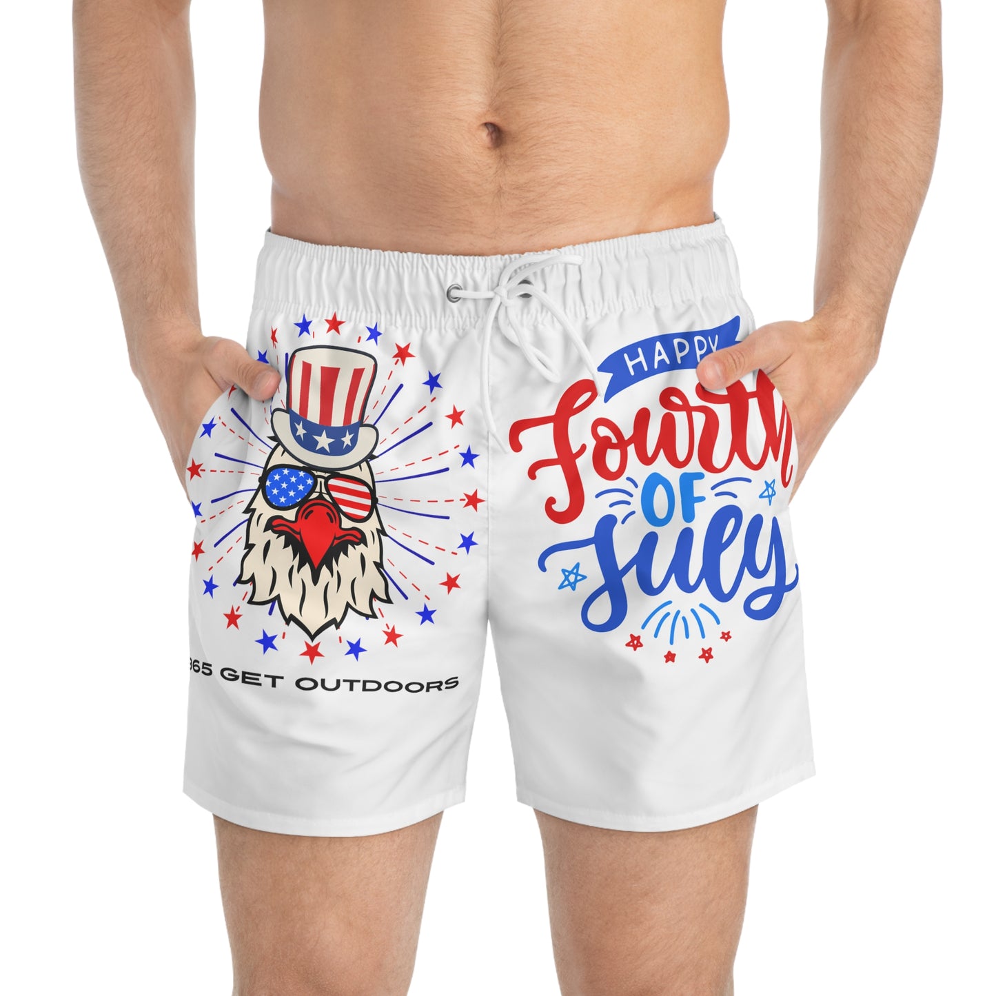 4th of July Swim Trunks