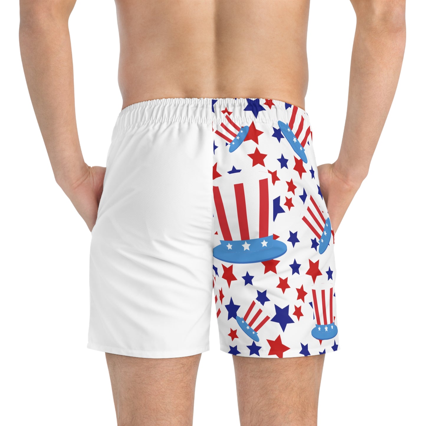 Men's 4th of July Swim Trunks